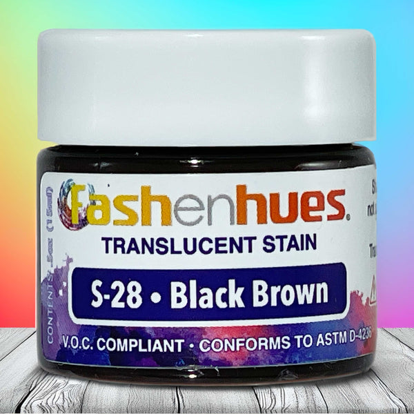 Translucent Stains - Black Brown