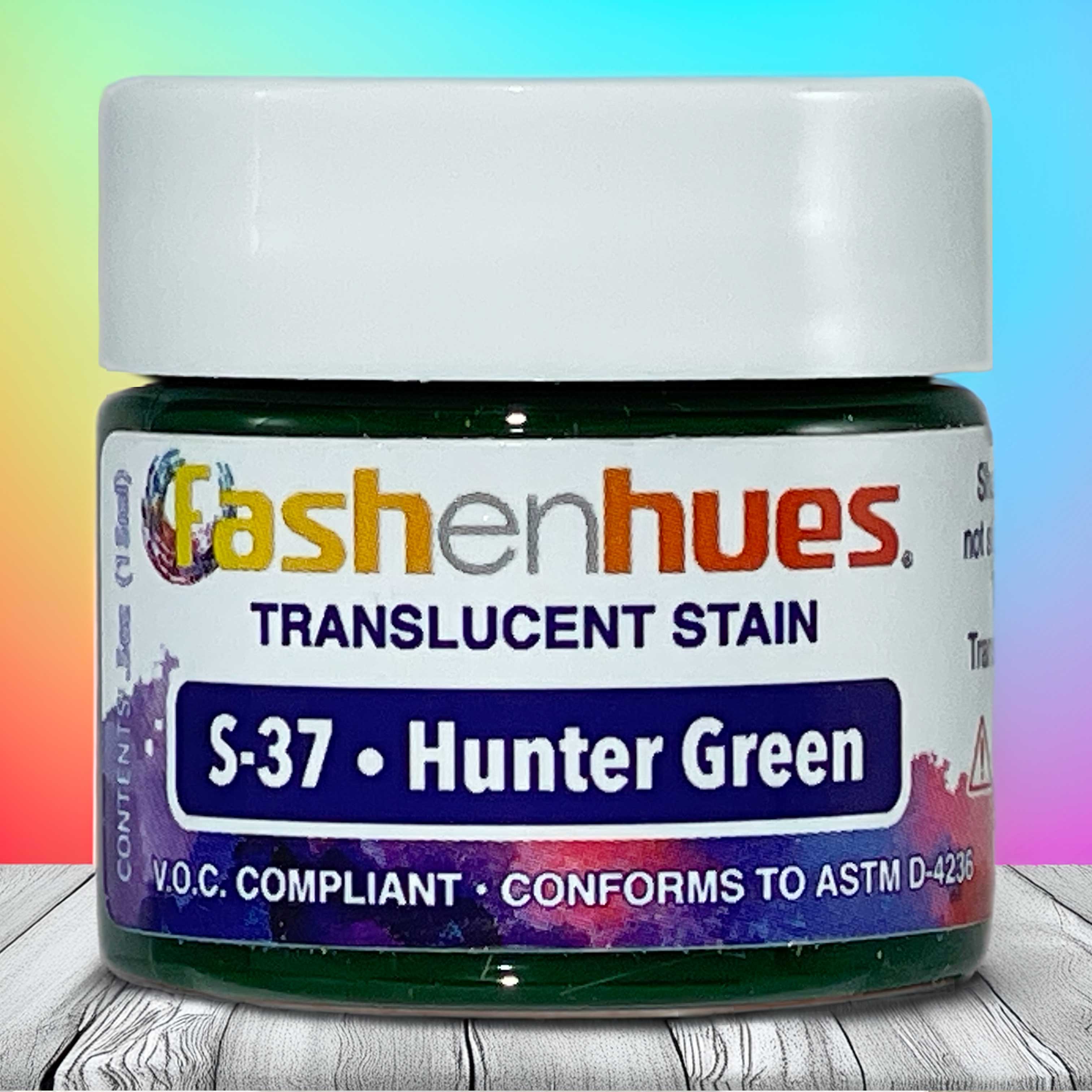 Translucent Hunter Green Color Translucent Stains - Hunter Green – Fashenhues